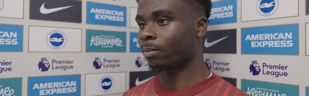 九游体育-萨卡：很开心达成枪手生涯300场里程碑，对此我心里充满感激